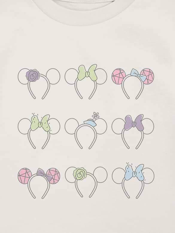 Toddler Minnie Mouse Ears Graphic T-Shirt