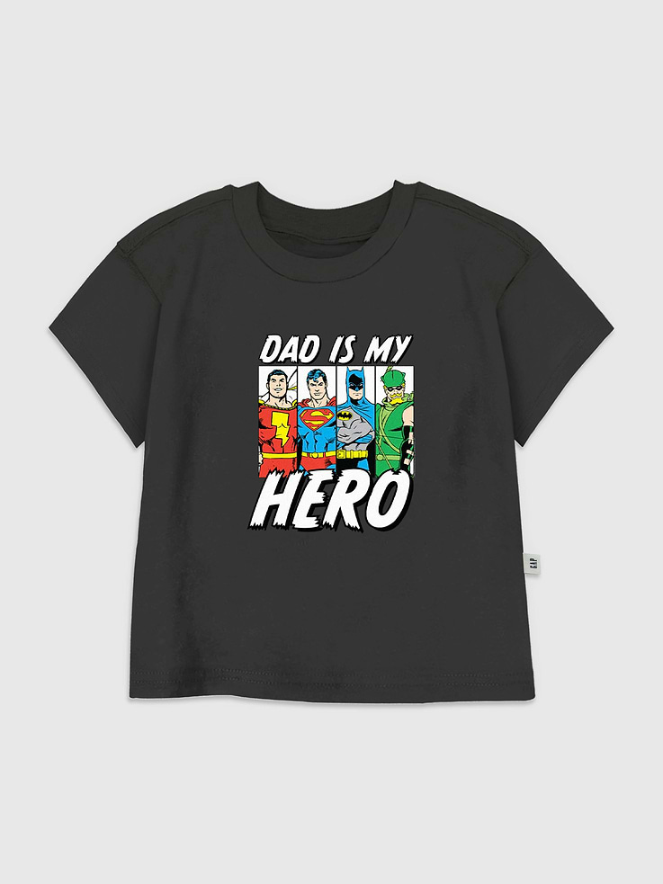 Image number 1 showing, Toddler DC Comics Justice League Hero Dad Graphic Tee