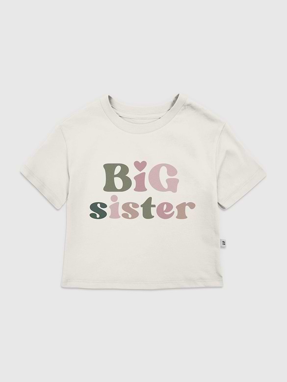 Toddler Big Sister Graphic T-Shirt