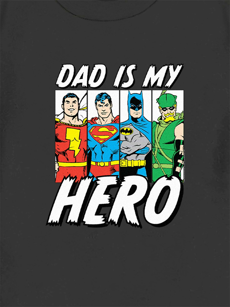 Image number 3 showing, Toddler DC Comics Justice League Hero Dad Graphic Tee