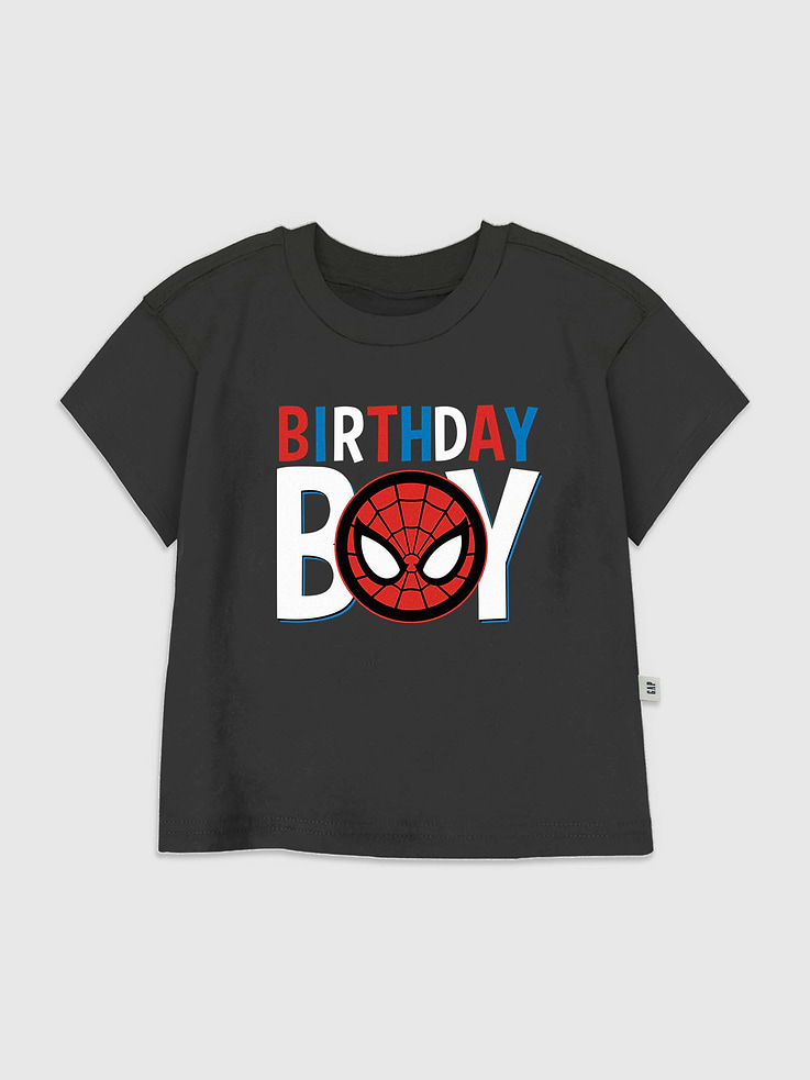 Image number 1 showing, Toddler Spider-Man Birthday Boy Graphic T-Shirt