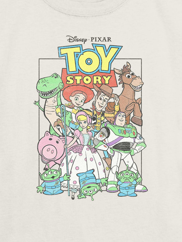 Kids Toy Story Vintage Group Graphic T-Shirt