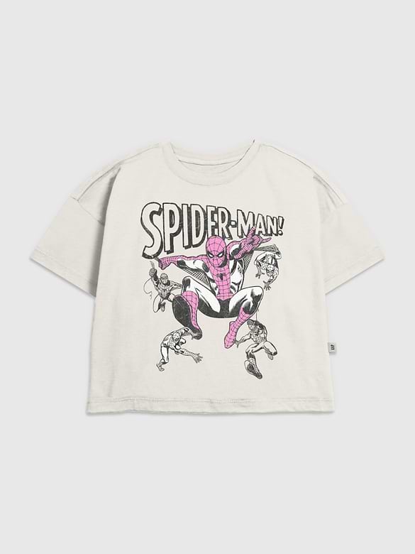 Kids Spider-Man Vintage Poses Graphic T-Shirt