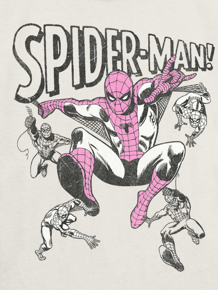 Image number 3 showing, Kids Spider-Man Vintage Poses Graphic T-Shirt