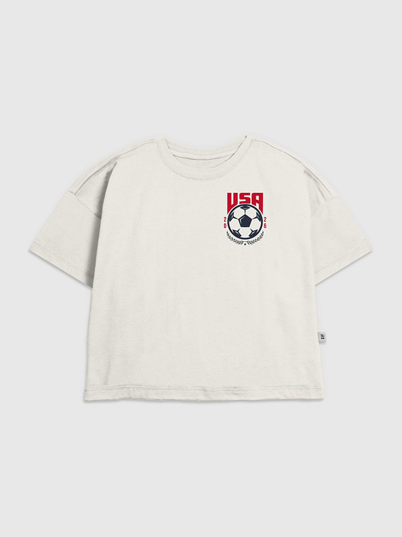 Kids USA Soccer Crest Graphic T-Shirt