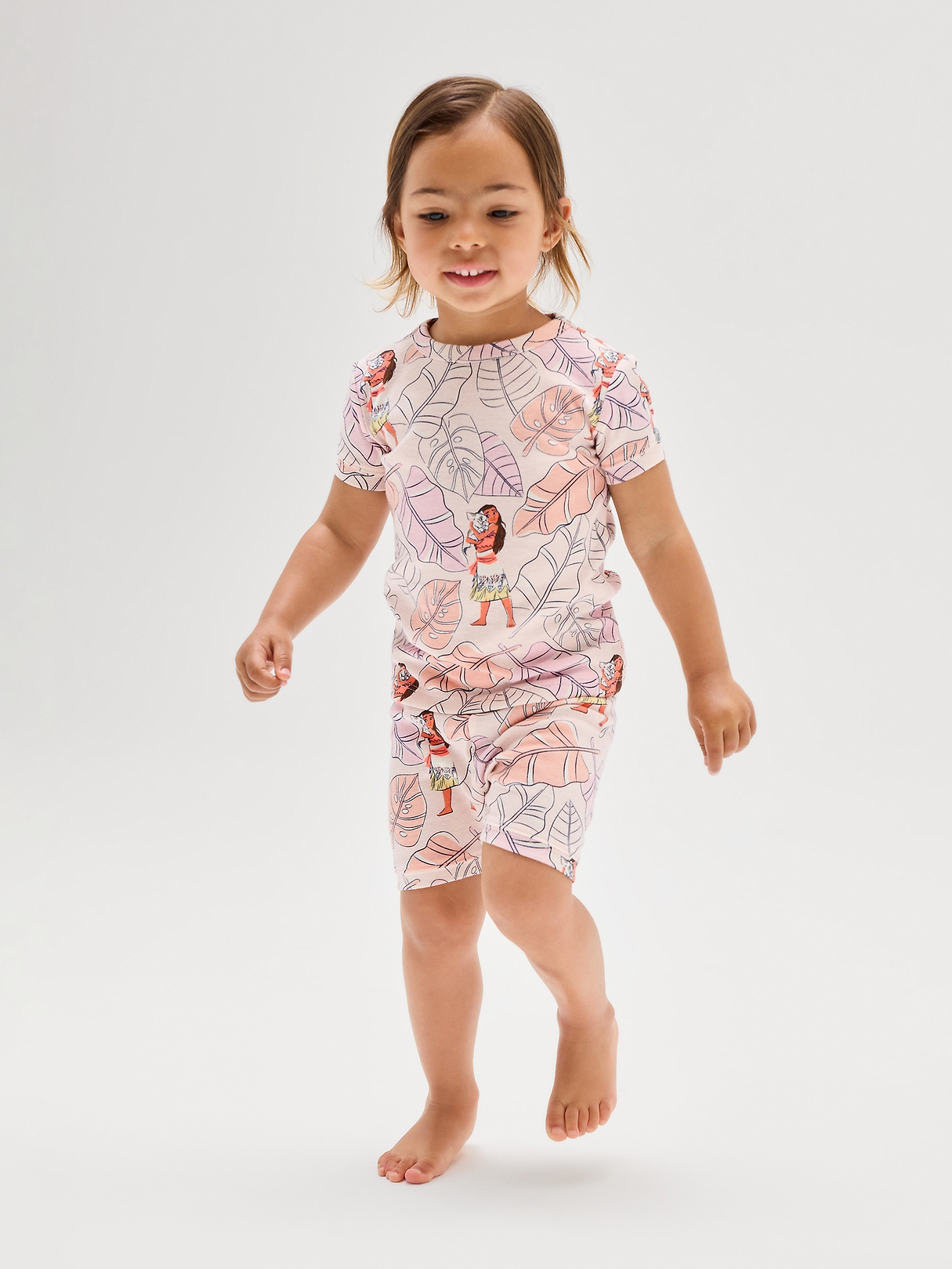 Kids & babyGap × Disney Moana Print PJ Set | Gap Factory