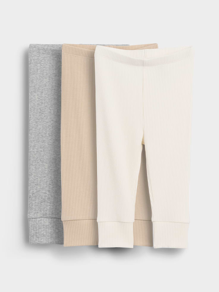 Image number 1 showing, Baby First Favorites TinyRib Pants (3-Pack)