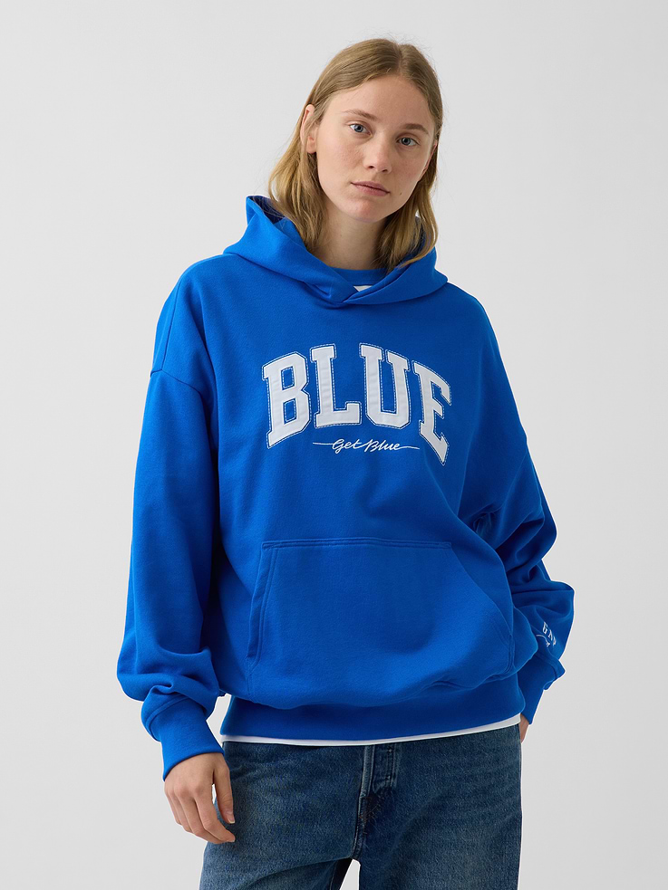 Image number 4 showing, Get Blue Heavyweight French Terry Logo Hoodie
