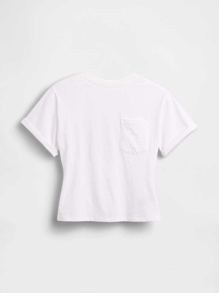Image number 6 showing, GapStudio Scoop-Back Pocket T-Shirt