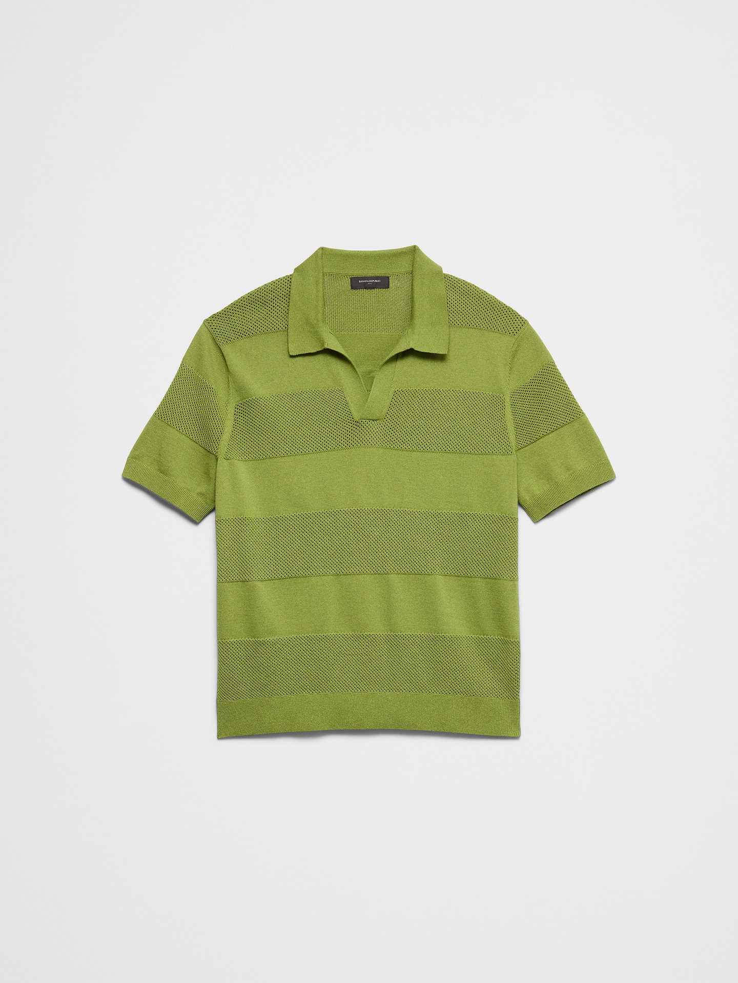Image number 4 showing, Mesh Striped Sweater Polo