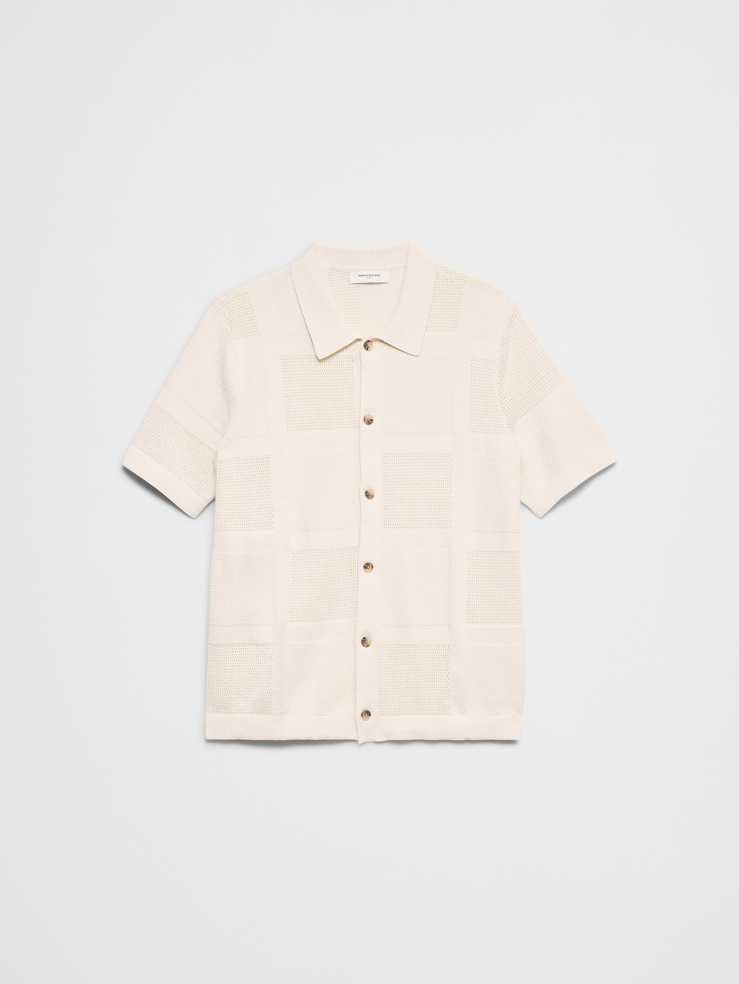 Image number 4 showing, Mesh Patchwork Sweater Polo