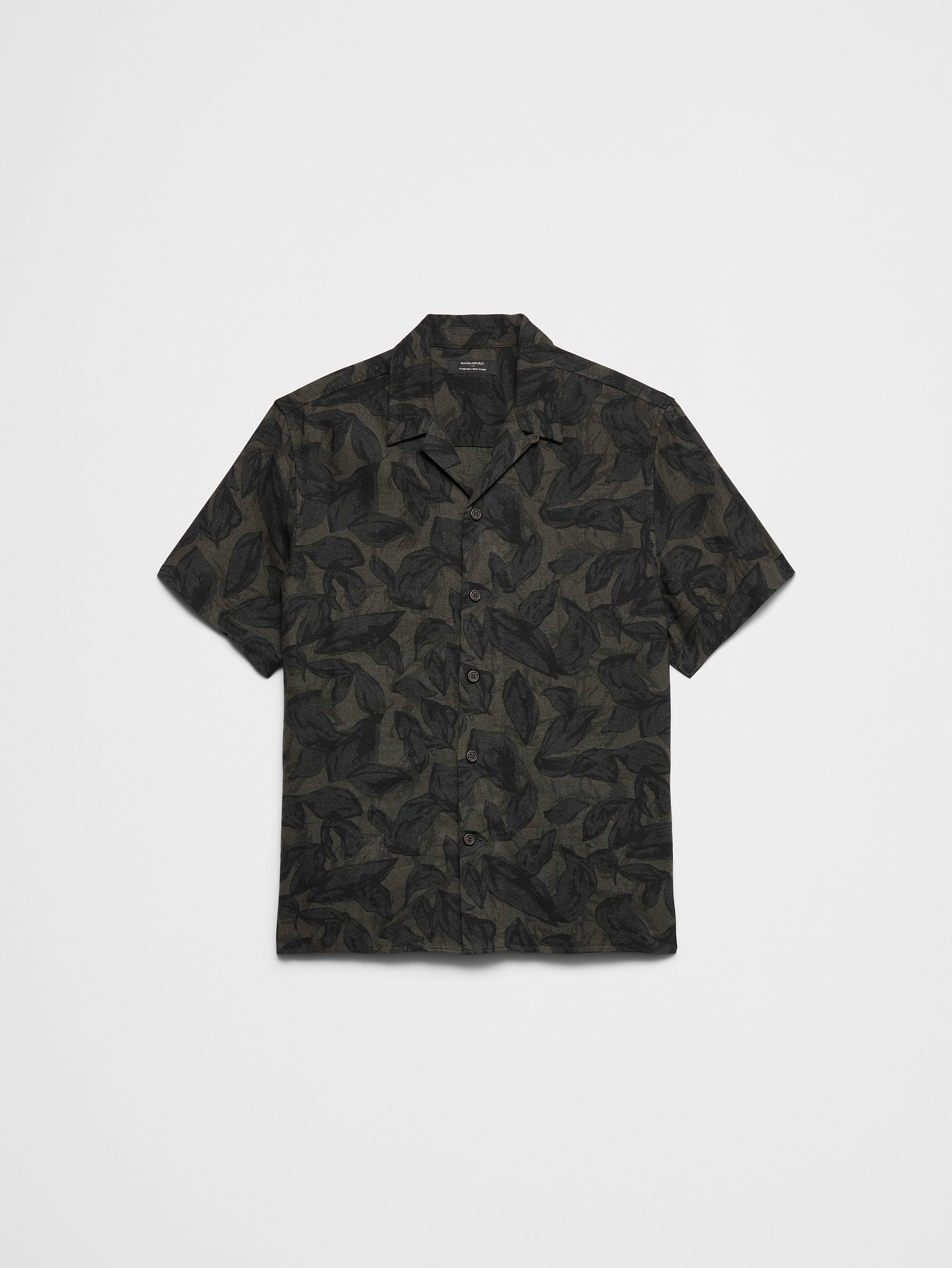 Image number 4 showing, Standard-Fit Linen-Blend Resort Shirt
