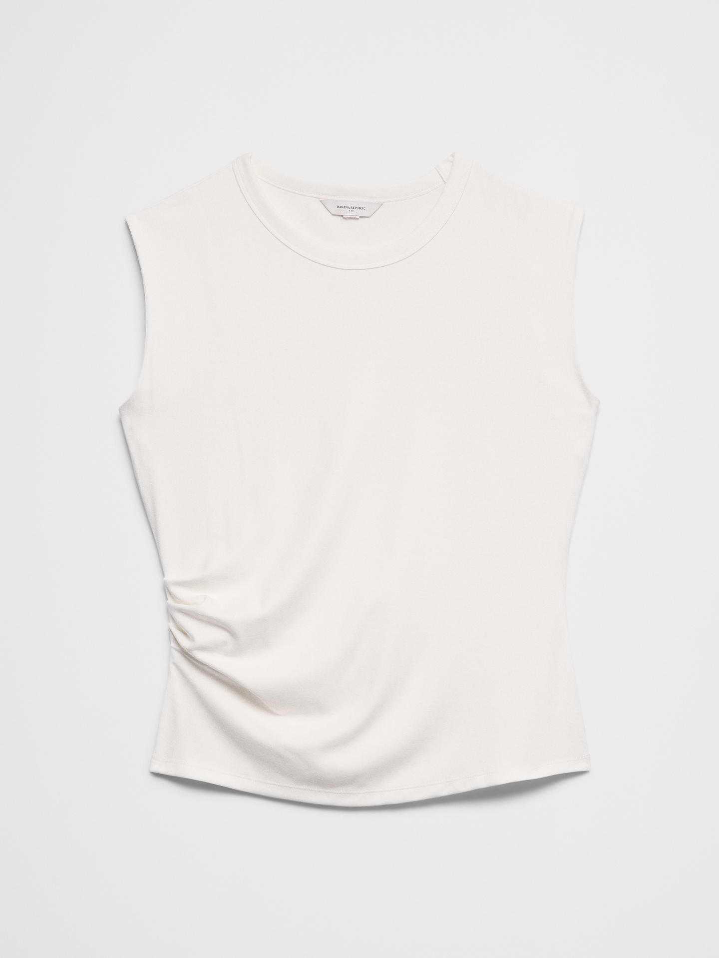 Image number 4 showing, Soft Knit Side-Shirred Top