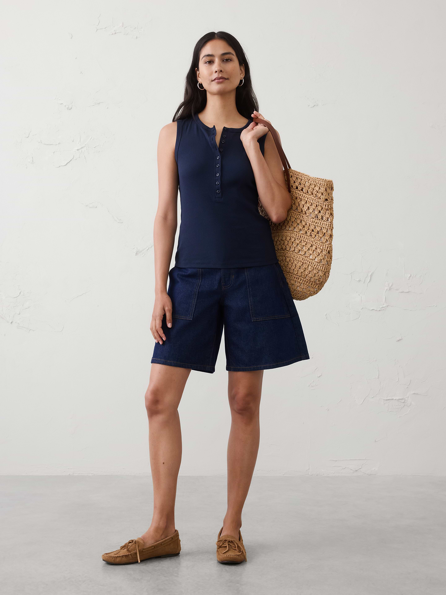 Image number 1 showing, Ribbed Henley