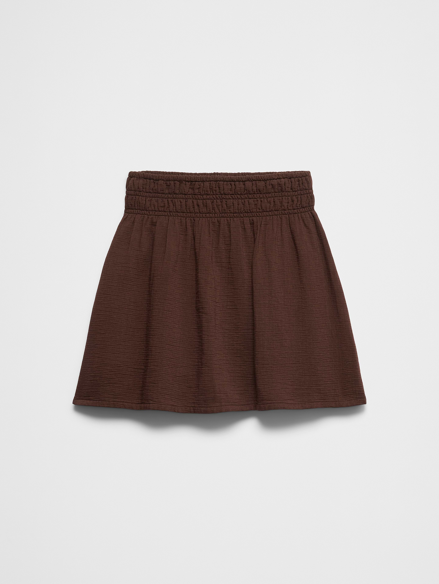 Image number 4 showing, Gauze Smocked-Waist Mini Skirt