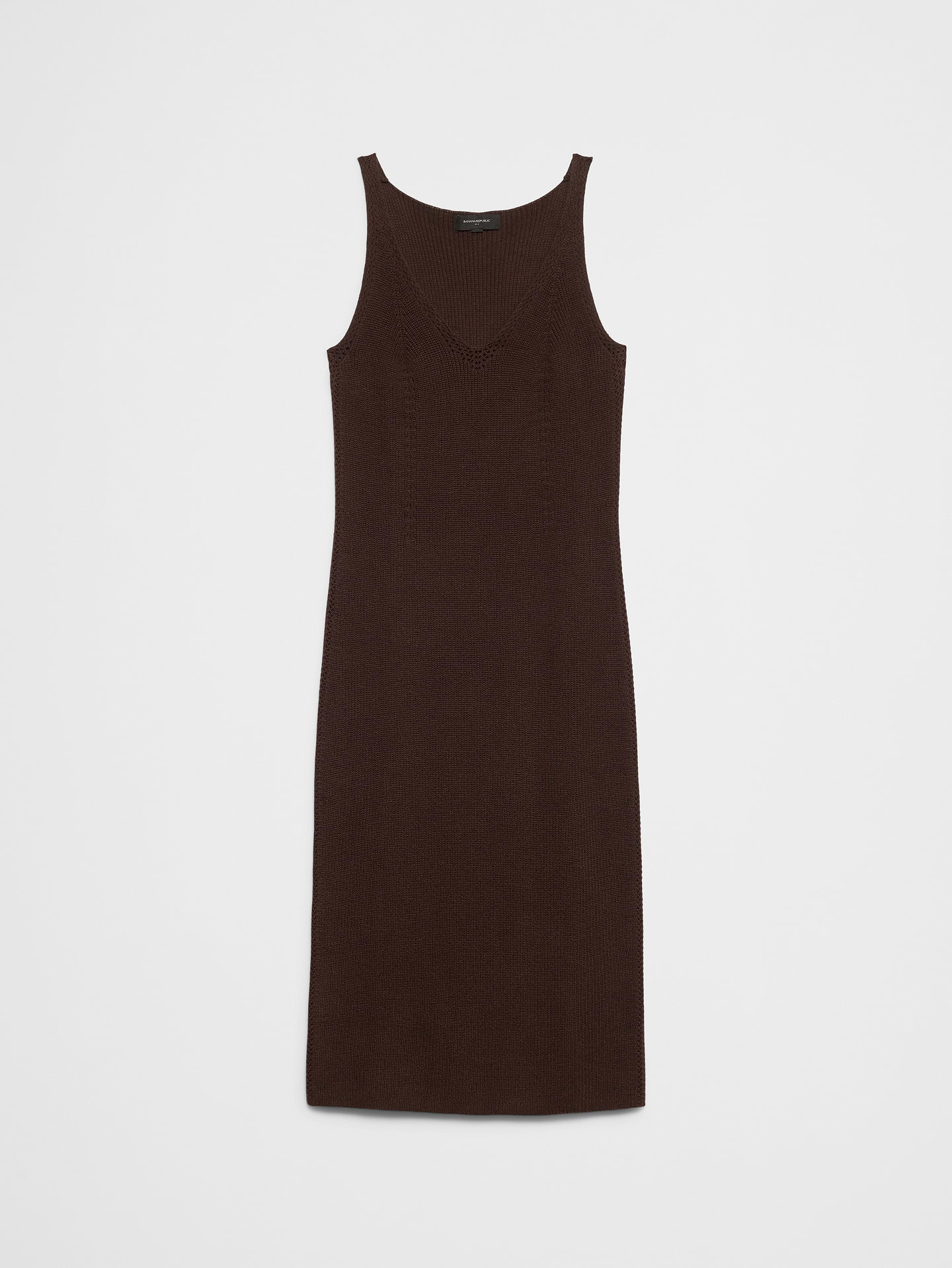 L'image numéro 4 présente Robe-camisole mi-longue à encolure en V