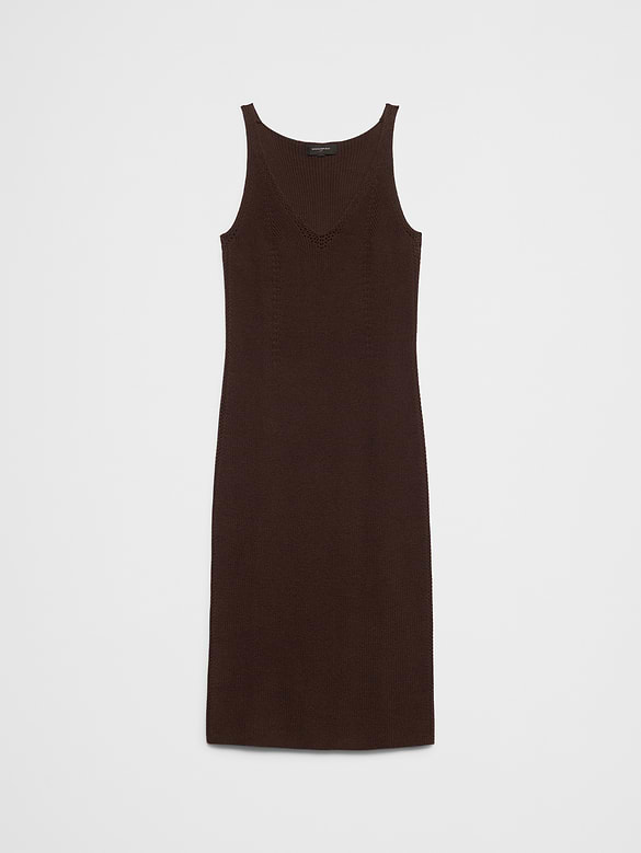 V-Neck Tank Midi Dress