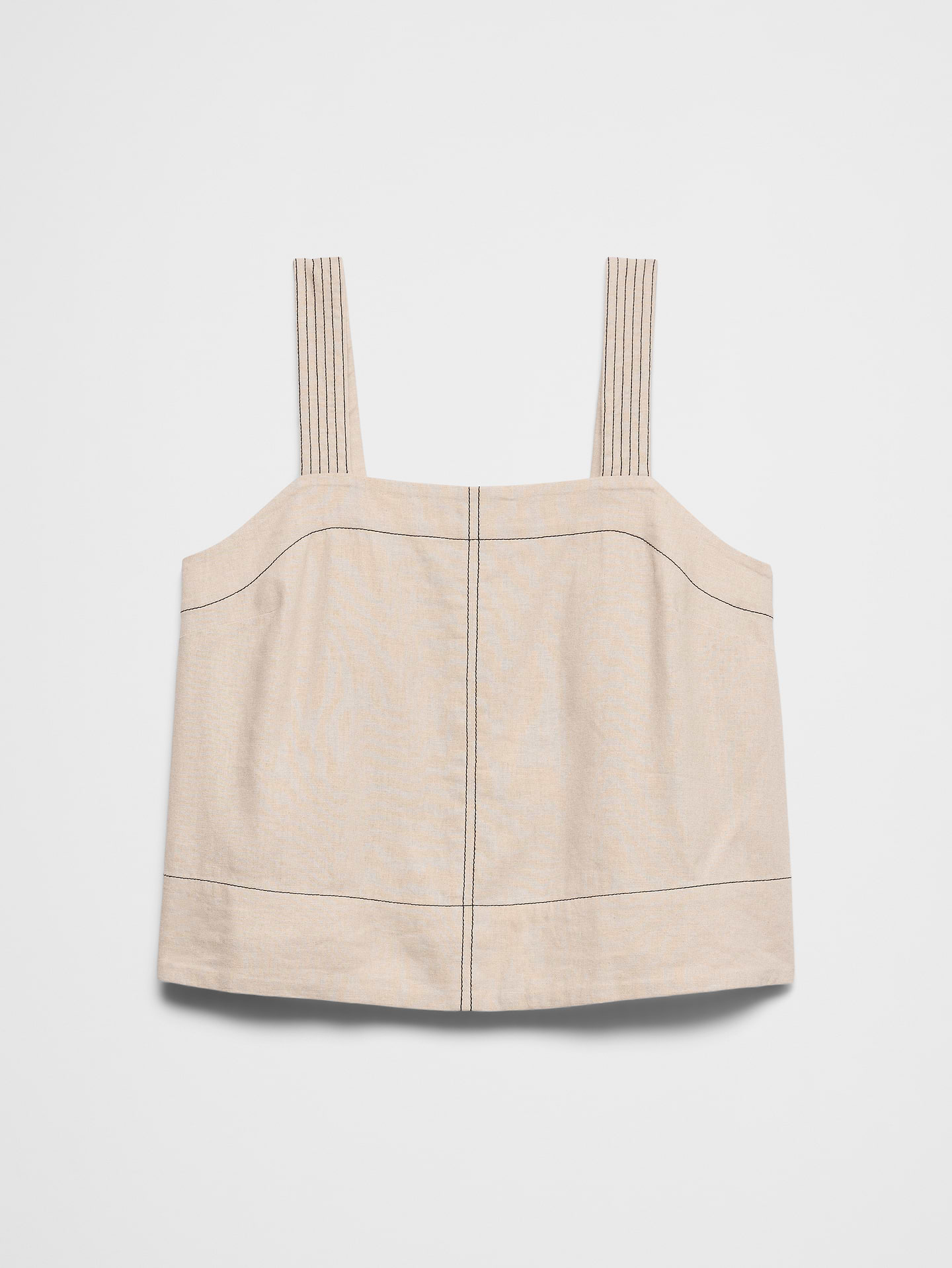 Image number 7 showing, Denim Trapunto Tank