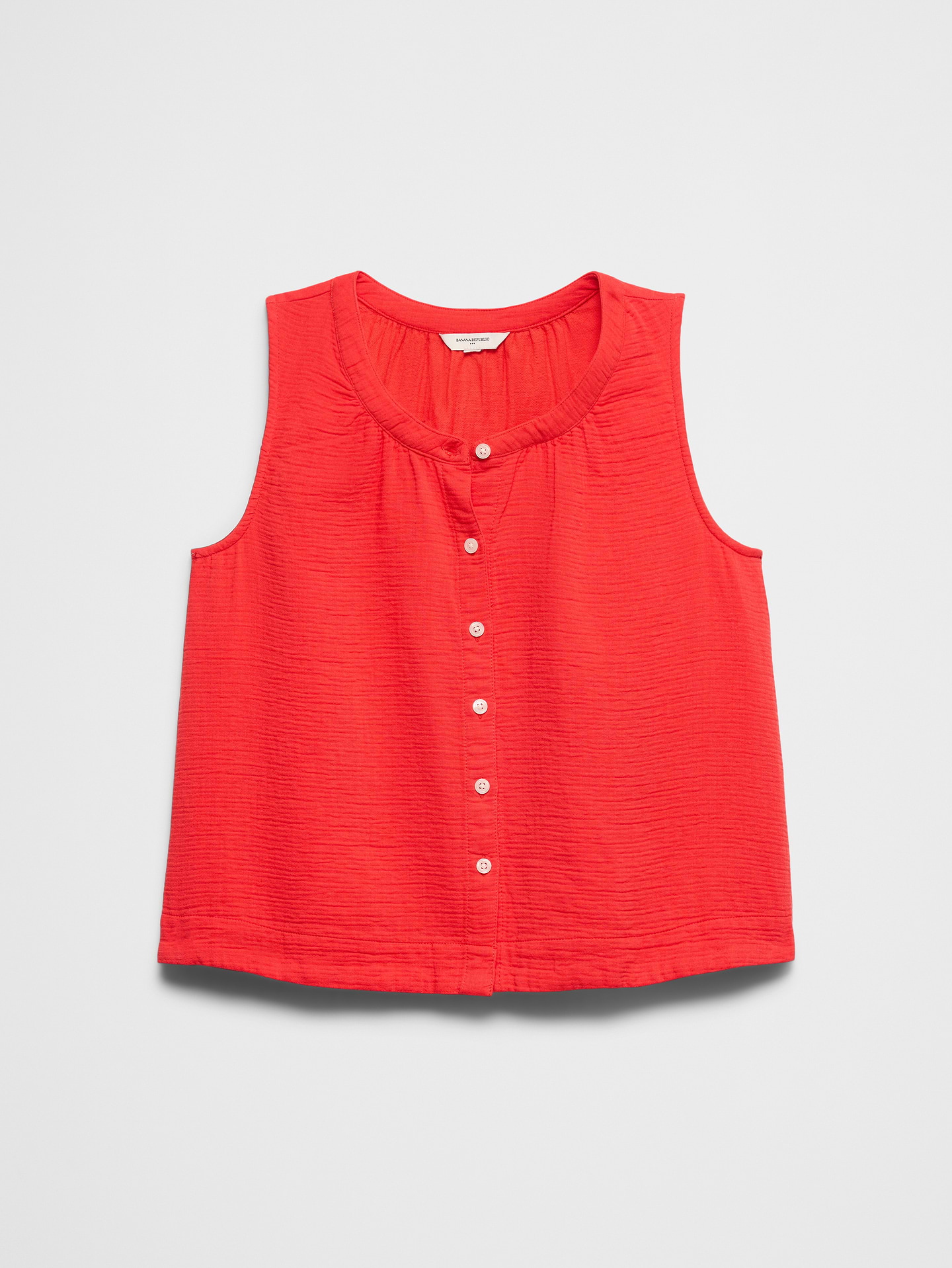 Image number 6 showing, Gauze Shirred Shirt