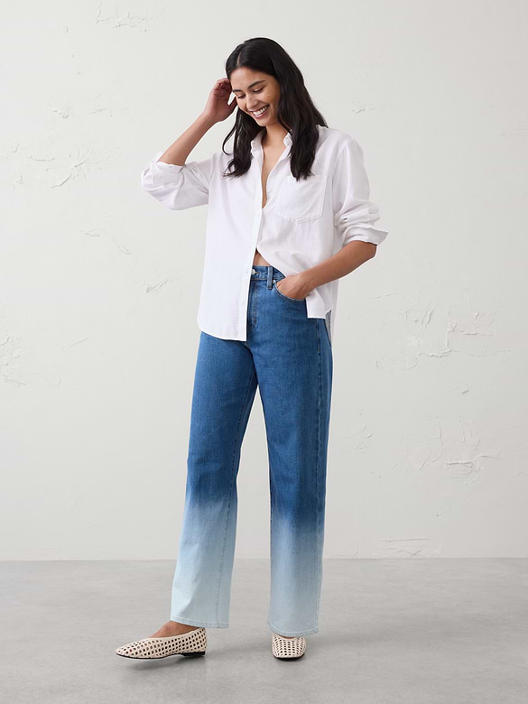 Straight High-Rise Jean