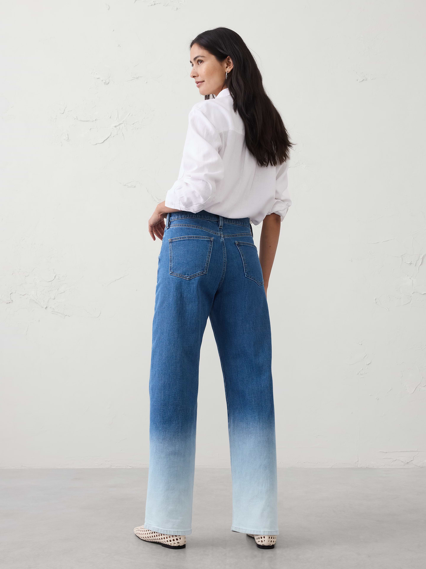 Image number 2 showing, Straight High-Rise Jean