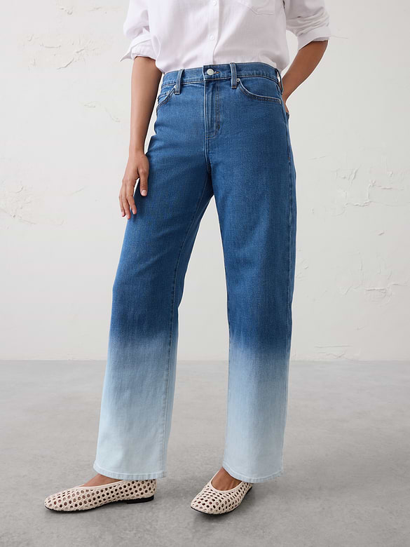 Straight High-Rise Jean