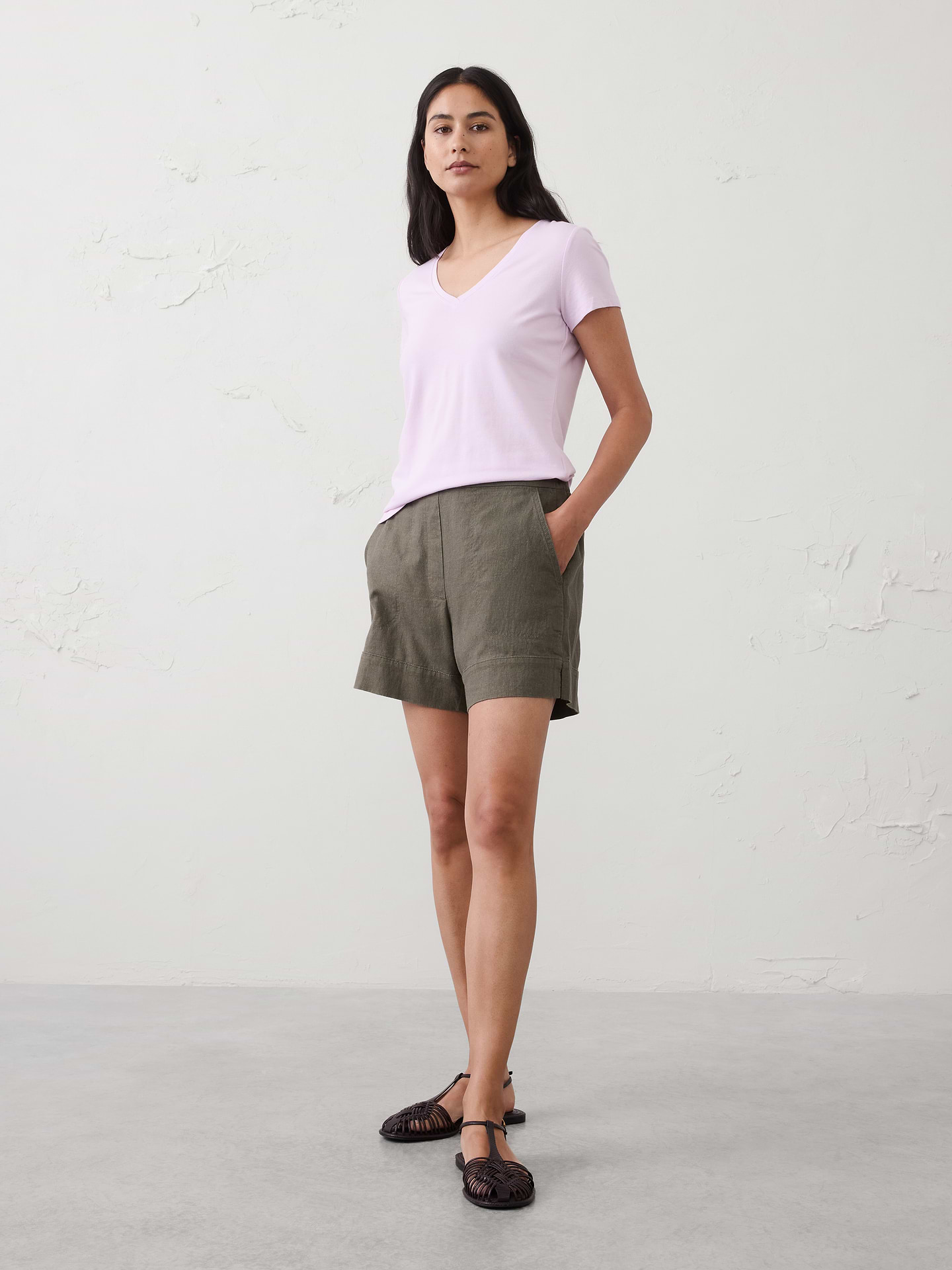 Image number 1 showing, Timeless V-Neck T-Shirt