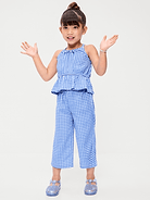 Image number 1 showing, Printed Sleeveless Top and Pants Set for Toddler Girls
