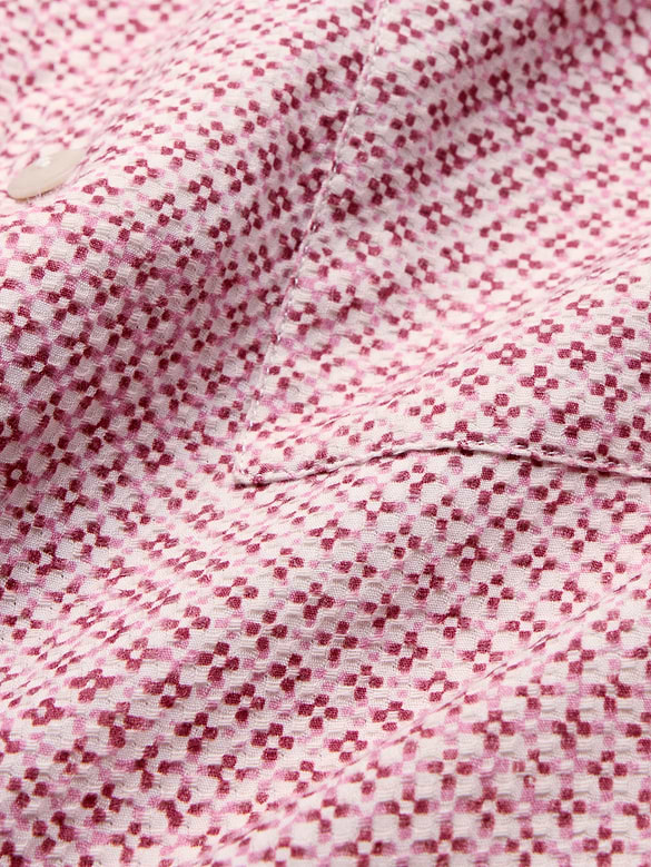 Relaxed-Fit Seersucker Resort Shirt