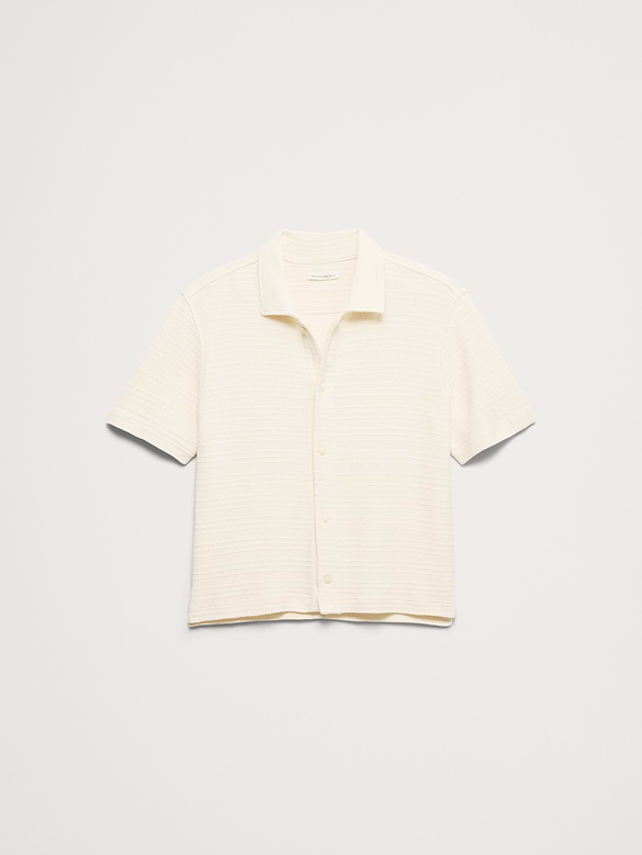 Knit Twill Resort Shirt