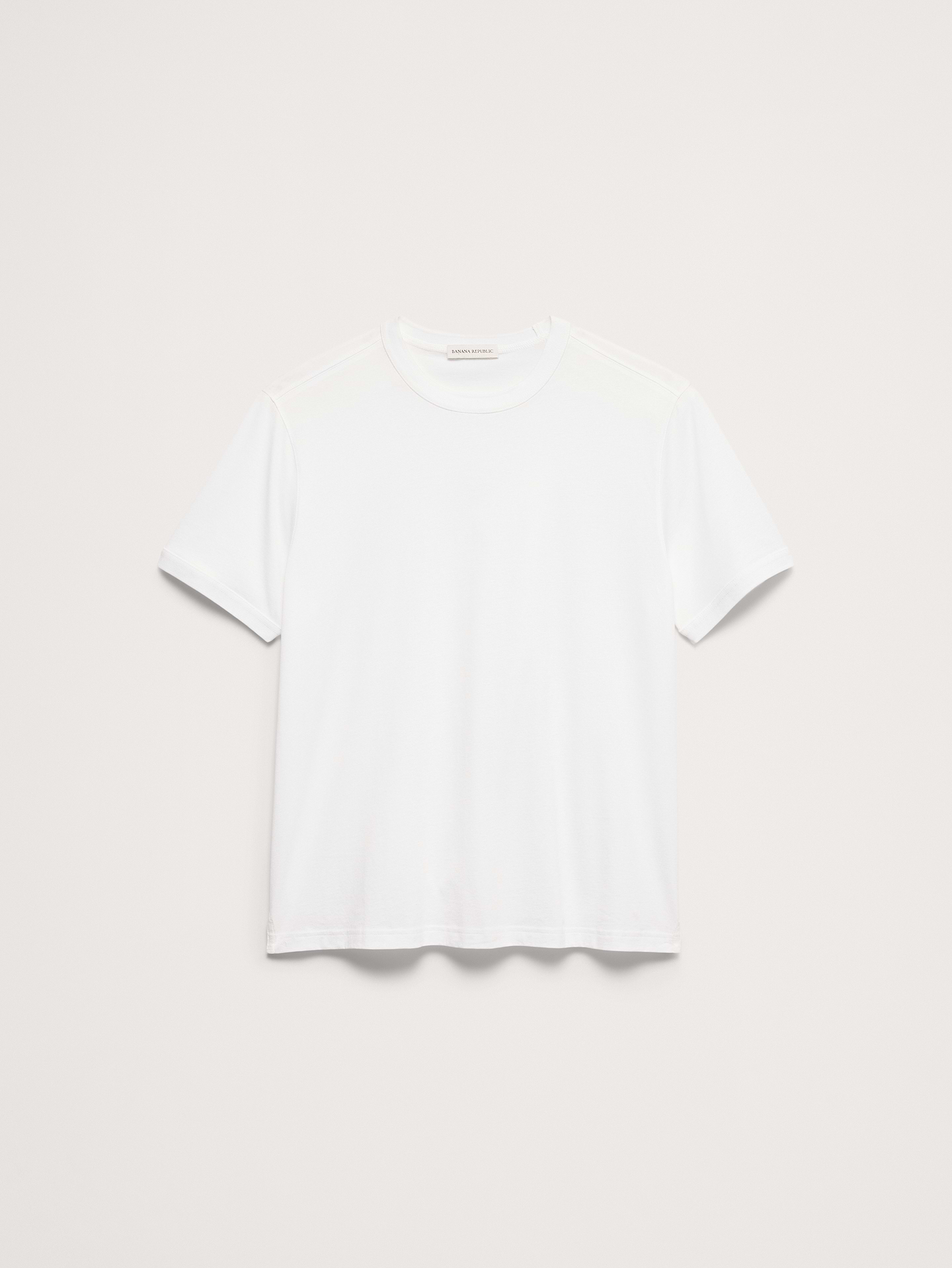 L'image numéro 4 présente T-shirt en coton soyeux