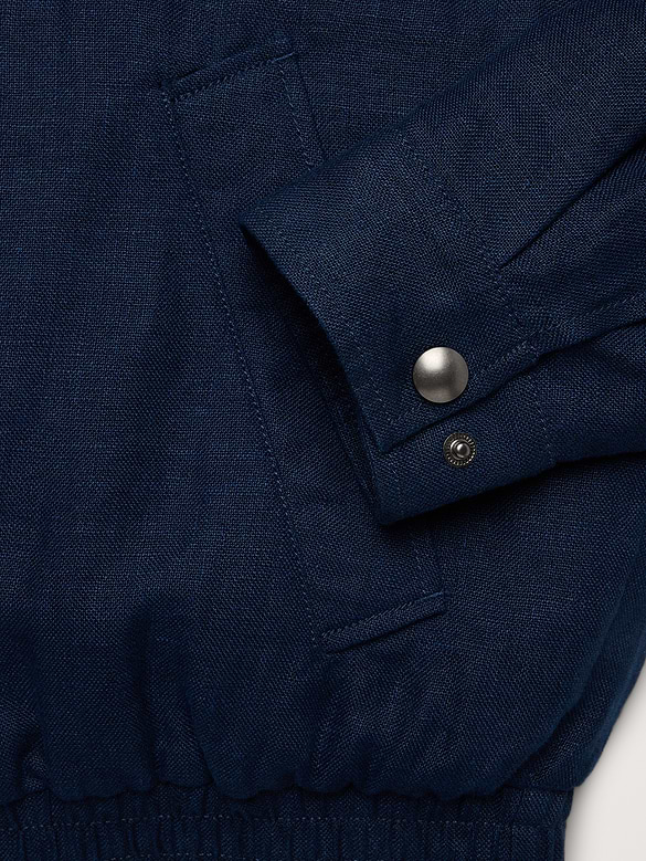 Linen Harrington Jacket
