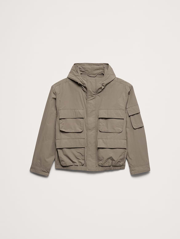 Relaxed Multi-Pocket Flight Jacket