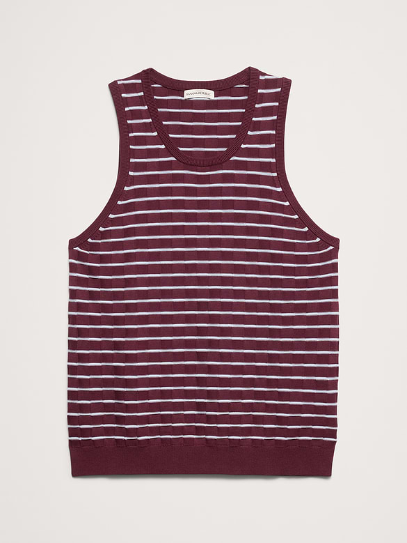 Cotton Stripe Tank