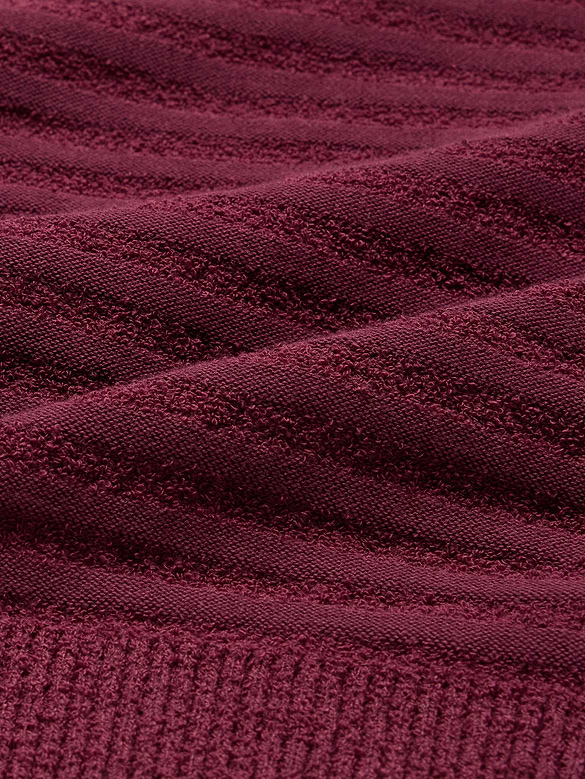 Textured Stripe Sweater Polo