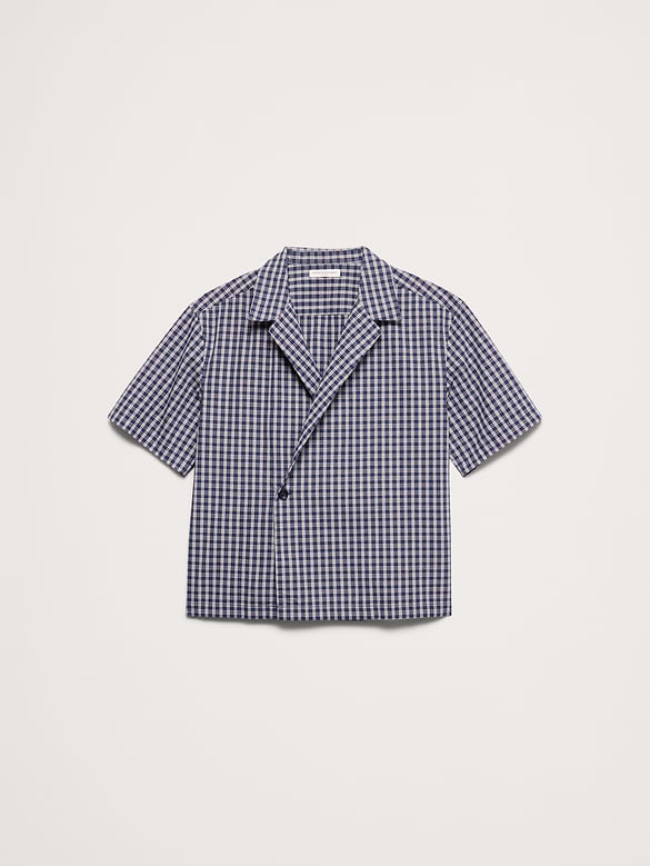 Relaxed-Fit Double-Breasted Resort Shirt