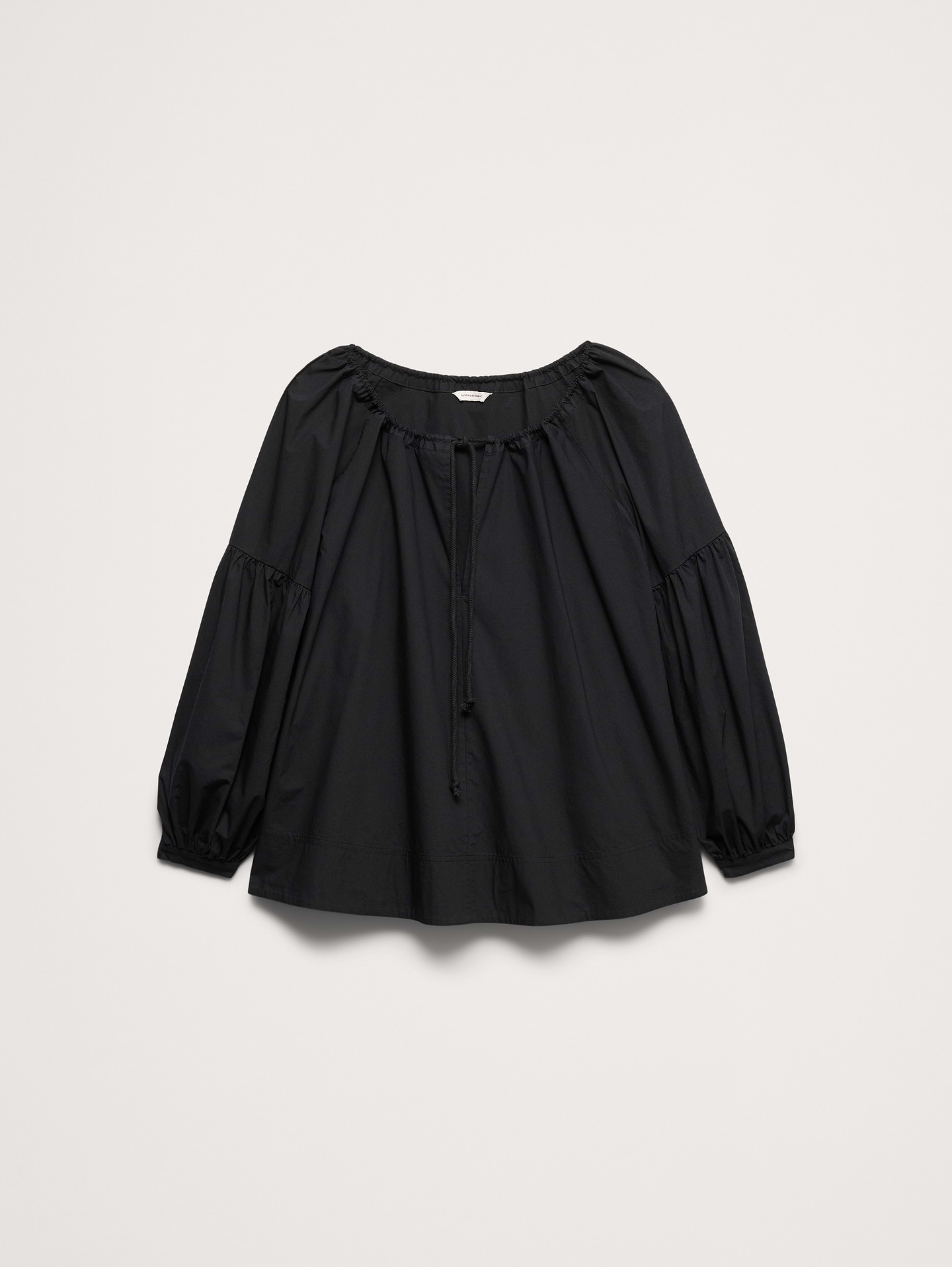 Image number 4 showing, Cotton Poplin Drawstring Top