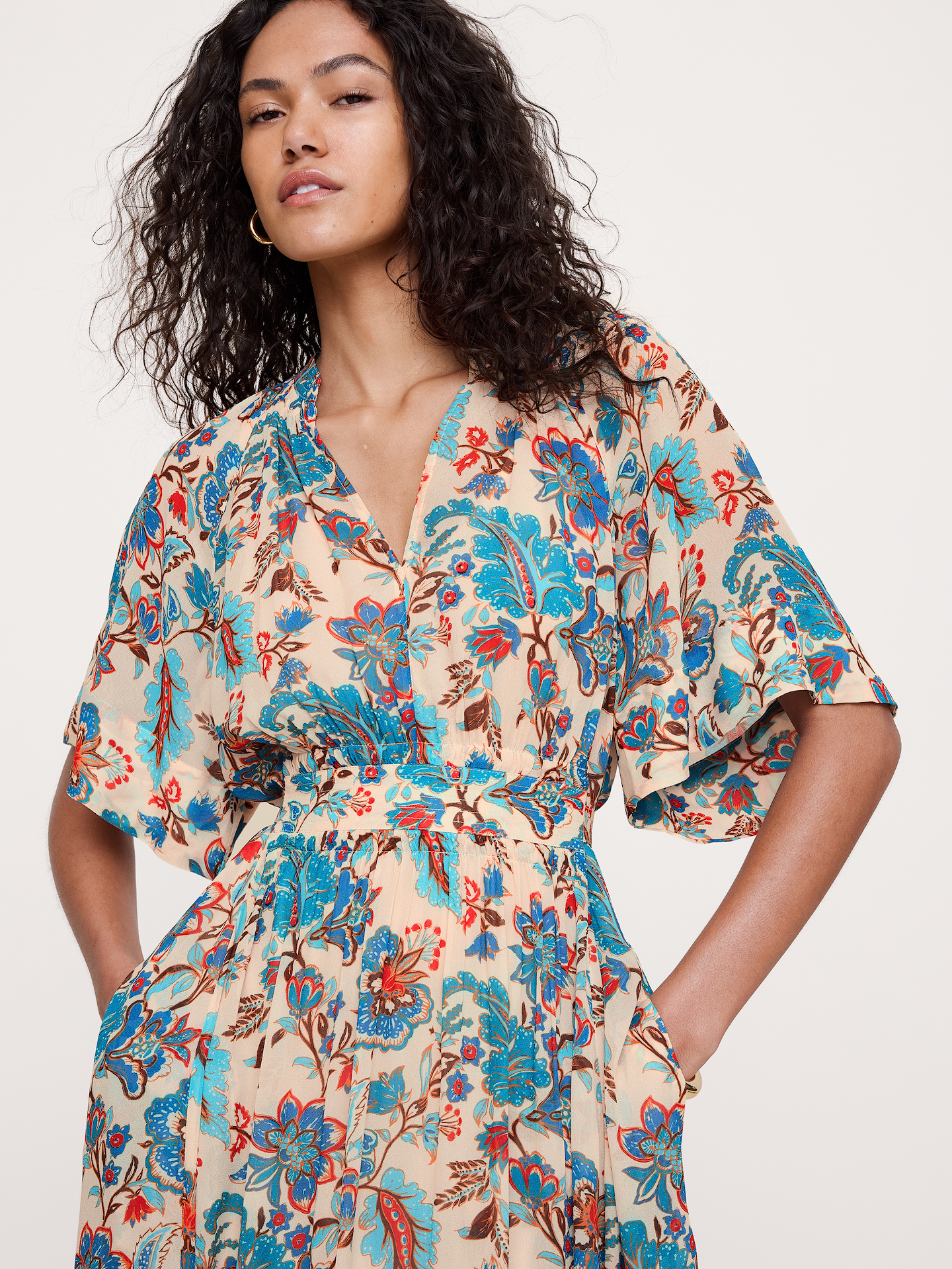 Image number 6 showing, Tie-Back Maxi Dress