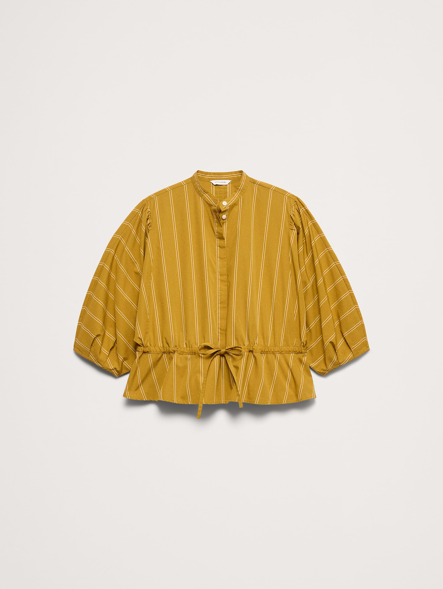 Image number 4 showing, Cotton Poplin Tie-Waist Top