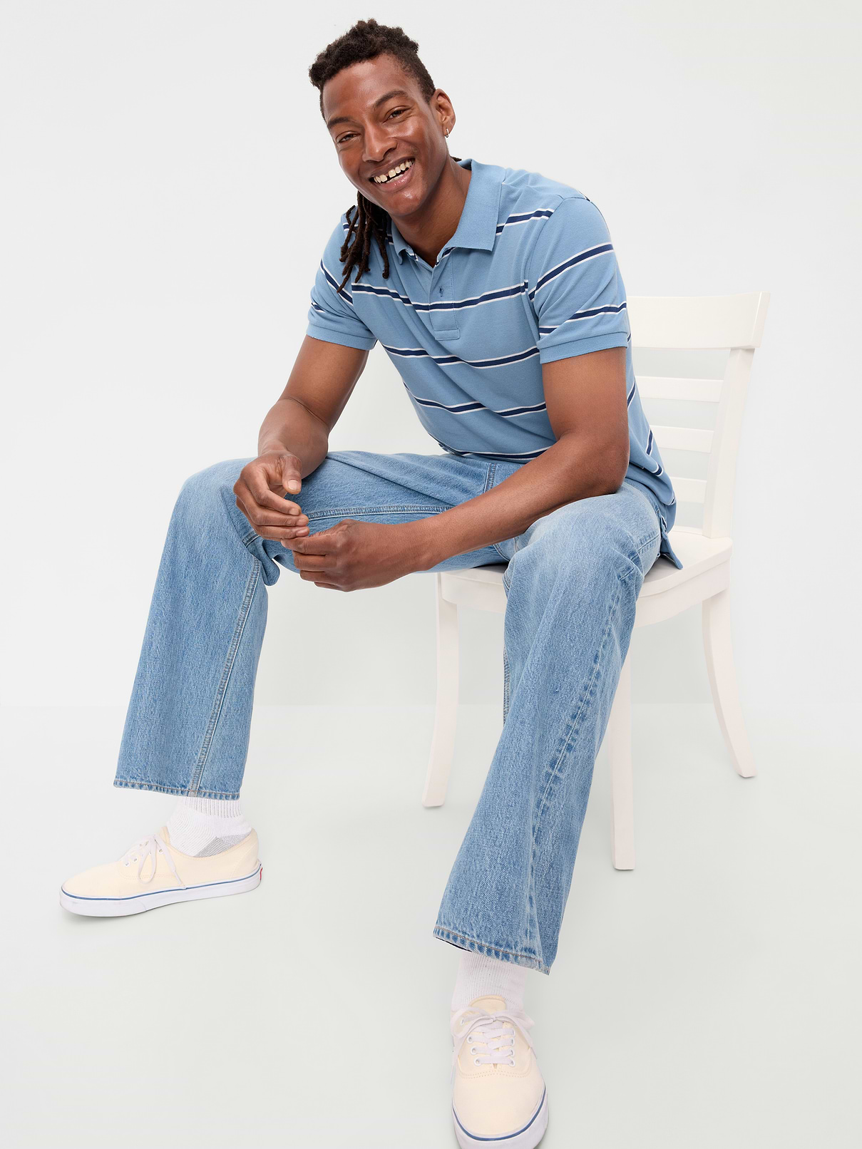 Image number 3 showing, Striped Pique Polo