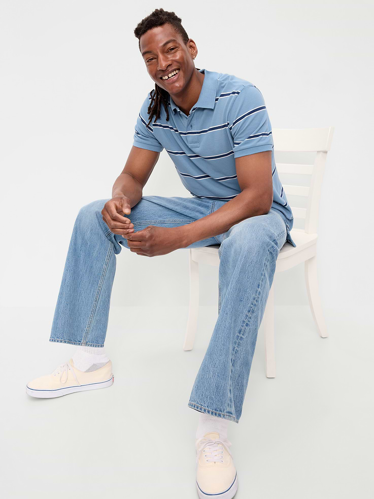 Image number 3 showing, Striped Pique Polo