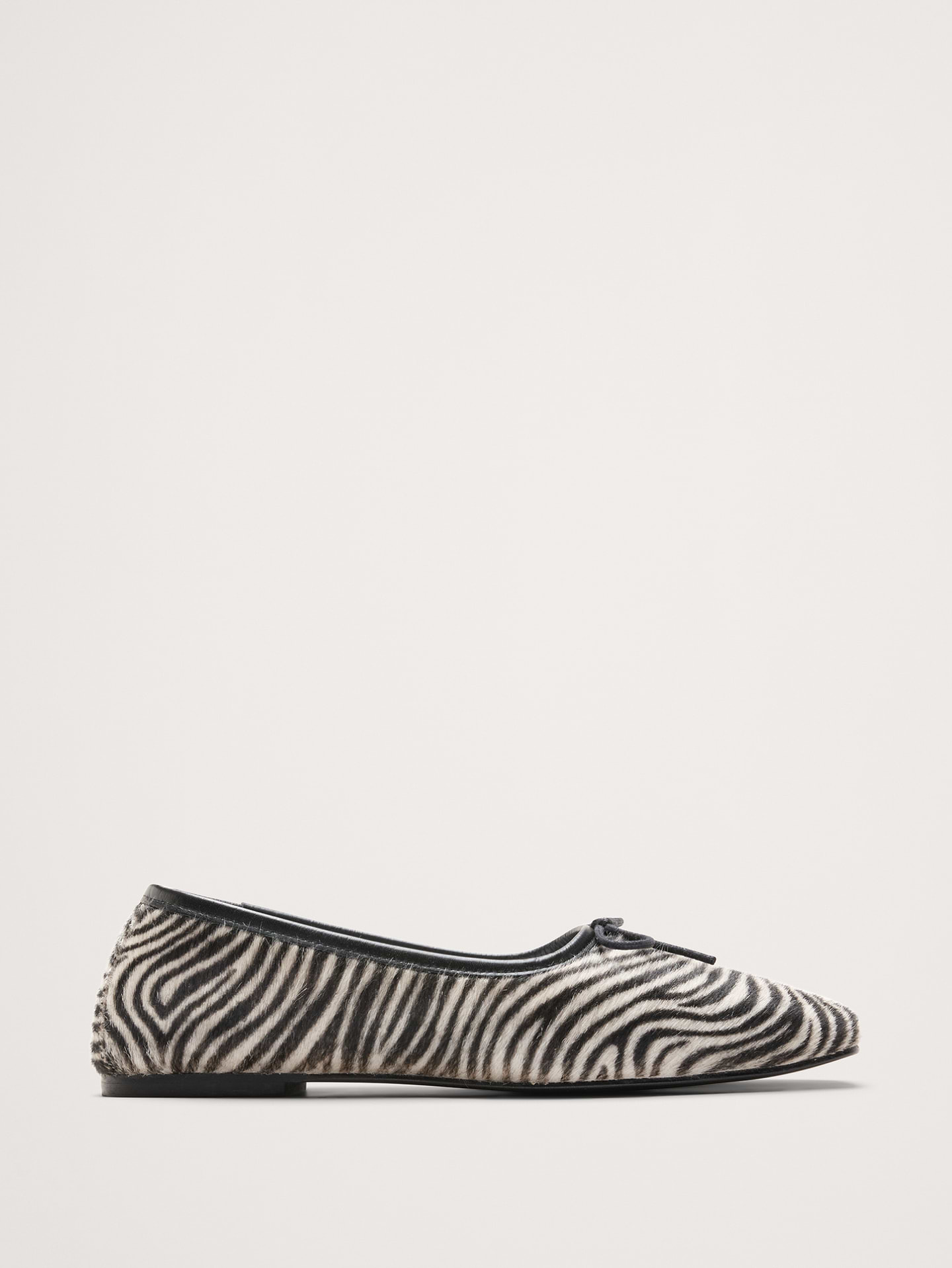 Image number 1 showing, Jada Zebra Square-Toe Ballet Flat By Freda Salvador