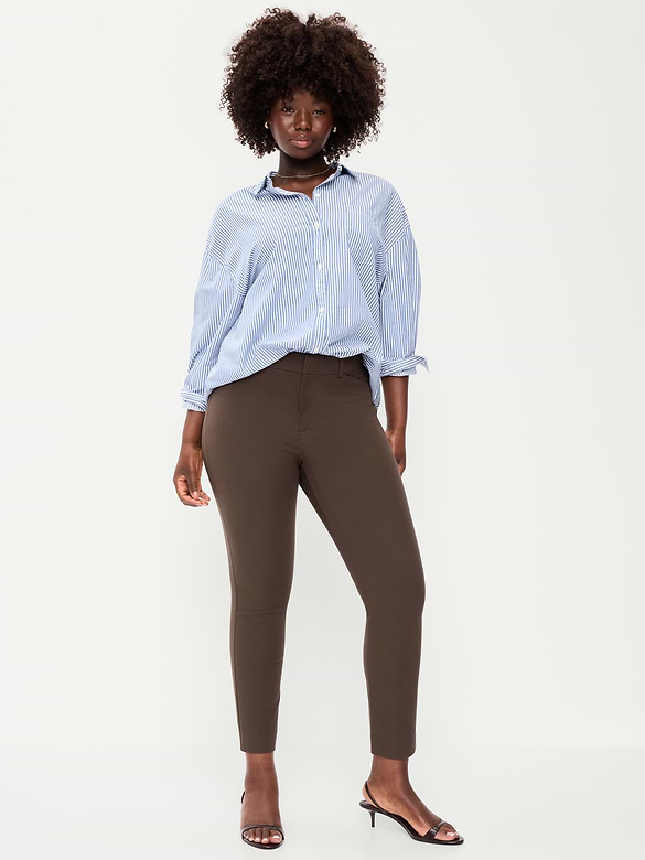 High-Waisted Pixie Skinny Ankle Pants