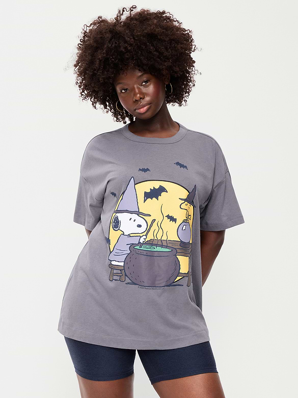 Oversized Graphic Tunic T-Shirt