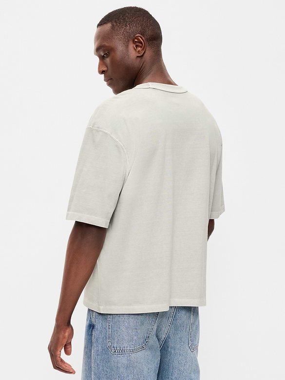 Garment-Dyed Heavyweight Cropped T-Shirt