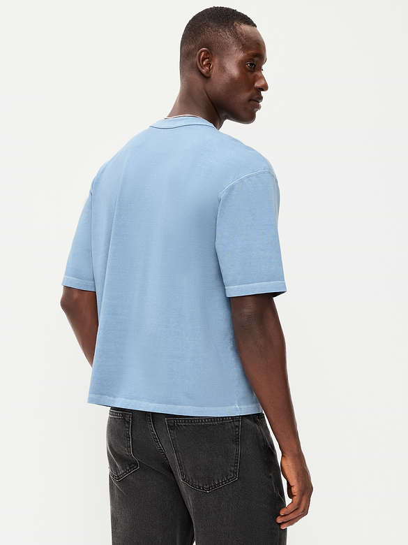 Garment-Dyed Heavyweight Cropped T-Shirt