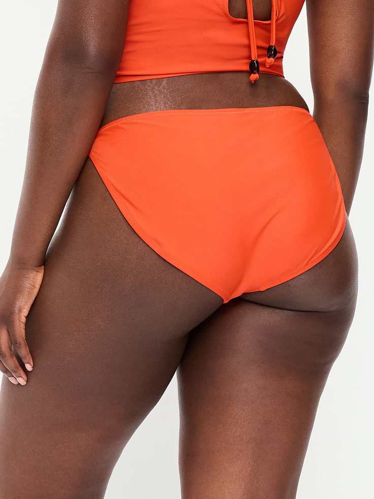 Image number 6 showing, Beaded Mid-Rise Bikini Swim Bottoms