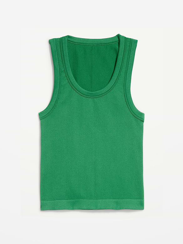 Exhale Seamless Fitted Rib Tank