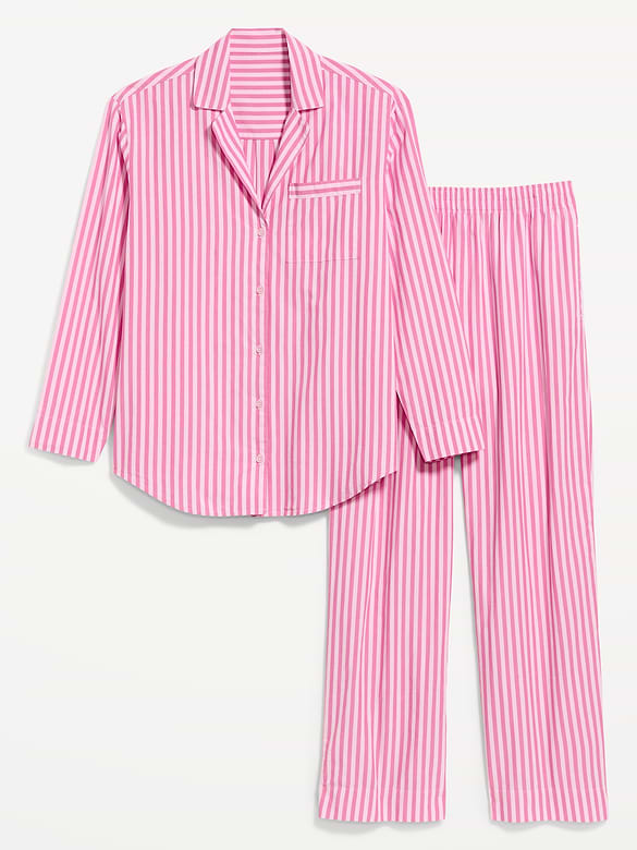 Poplin Pajama Pant Set