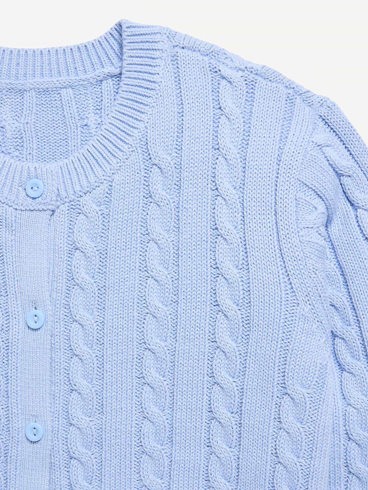 Image number 2 showing, Cable-Knit Cardigan Sweater for Girls